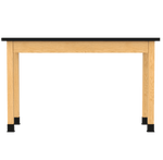 Diversified Woodcrafts Plain Apron Table High - Resistance Solid Wood Laboratory Desk 60