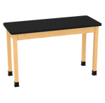 Diversified Woodcrafts Plain Apron Table High - Resistance Solid Wood Laboratory Desk 24