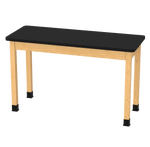 Diversified Woodcrafts Plain Apron Table High - Resistance Solid Wood Laboratory Desk 24