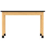 Diversified Woodcrafts Plain Apron Table High - Resistance Solid Wood Laboratory Desk 24
