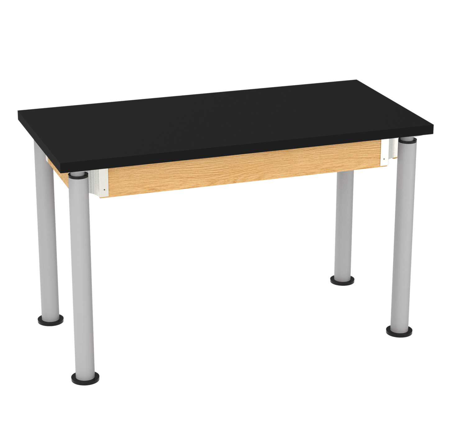Diversified Woodcrafts Hybrid Table ADA Compliant ChemGuard Adjustable Lab Station 48"W x 24"L x 27" - 39"H (DIV - P8102BK) - SchoolOutlet