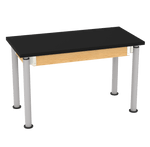 Diversified Woodcrafts Hybrid Table ADA Compliant ChemGuard Adjustable Lab Station 48