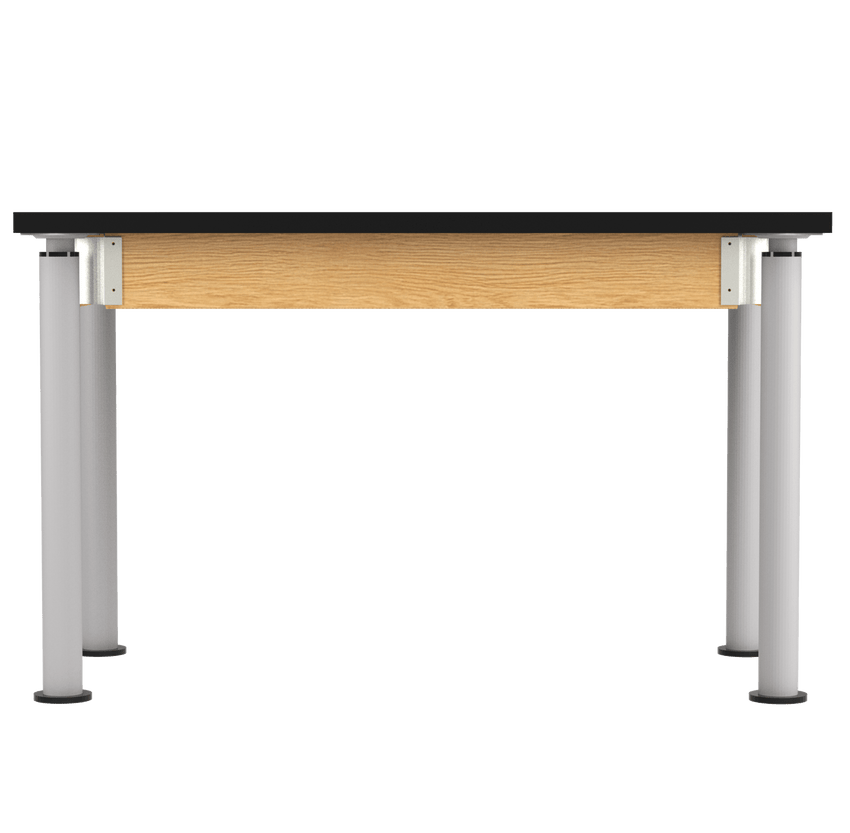 Diversified Woodcrafts Hybrid Table ADA Compliant ChemGuard Adjustable Lab Station 48"W x 24"L x 27" - 39"H (DIV - P8102BK) - SchoolOutlet