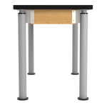 Diversified Woodcrafts Uplift Hybrid Table ADA Compliant Black Laminate Adjustable Science Desk 48
