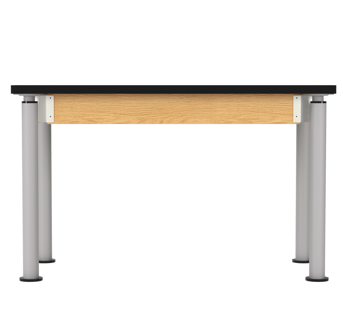 Diversified Woodcrafts Uplift Hybrid Table ADA Compliant Black Laminate Adjustable Science Desk 48"W x 24"L x 27" - 39"H (DIV - P810LBBK) - SchoolOutlet