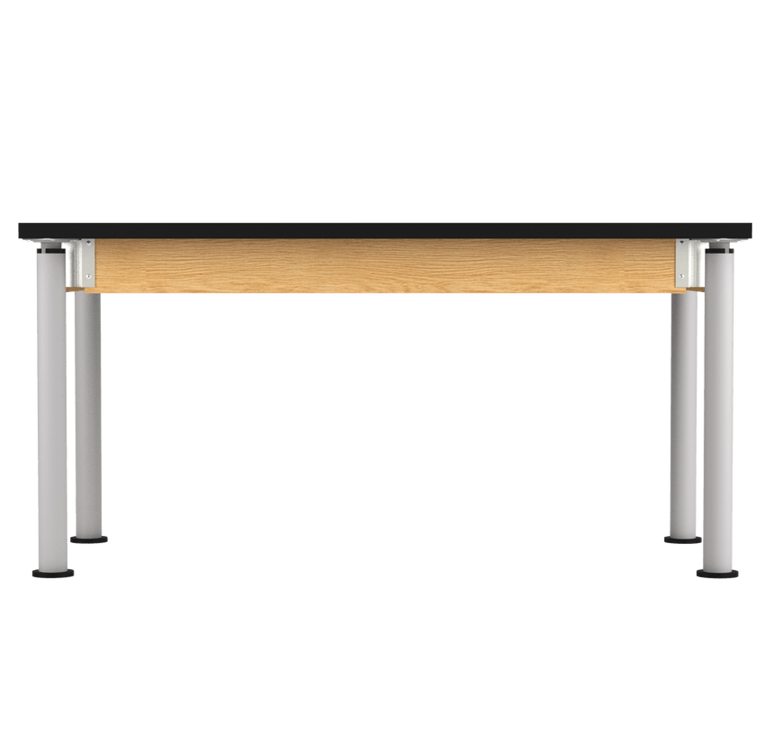 Diversified Woodcrafts UpliftHybrid Table ADA Compliant ChemGuard Adjustable Lab Station 60"W x 30"L x 27" - 39"H (DIV - P8142BK) - SchoolOutlet