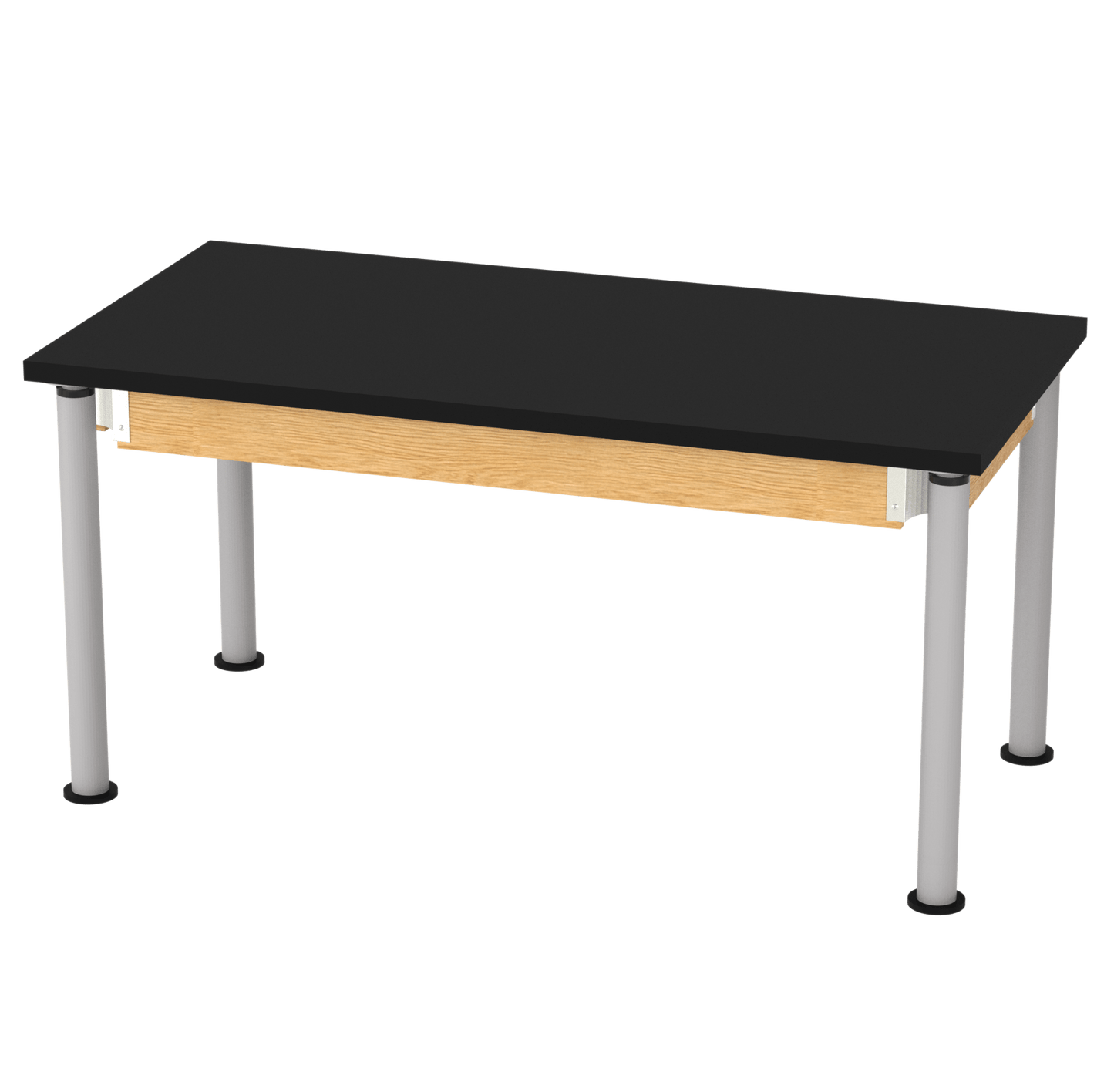 Diversified Woodcrafts UpliftHybrid Table ADA Compliant ChemGuard Adjustable Lab Station 60"W x 30"L x 27" - 39"H (DIV - P8142BK) - SchoolOutlet