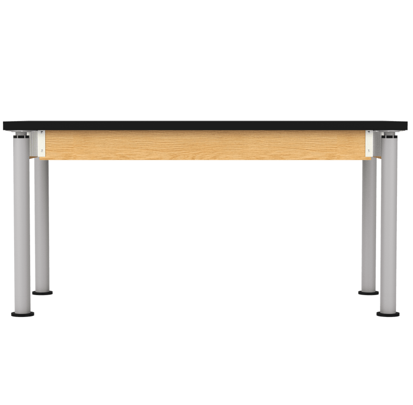 Diversified Woodcrafts UpliftHybrid Table ADA Compliant ChemGuard Adjustable Lab Station 60"W x 30"L x 27" - 39"H (DIV - P8142BK) - SchoolOutlet