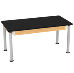Diversified Woodcrafts UpliftHybrid Table ADA Compliant ChemGuard Adjustable Lab Station 60