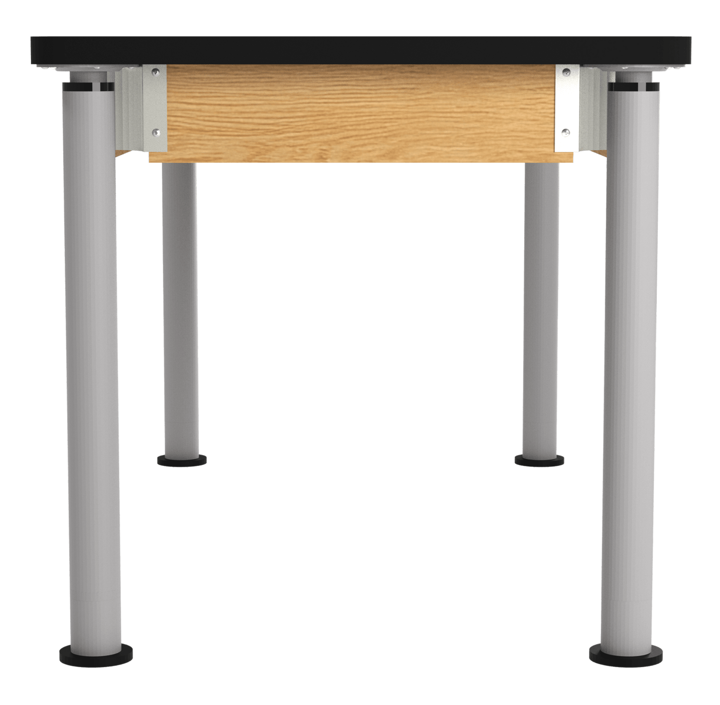 Diversified Woodcrafts Uplift Hybrid Table ADA Adjustable High Pressure Laminate Workstation 60"W x 30"L x 27" - 39"H (DIV - P814LBBK) - SchoolOutlet