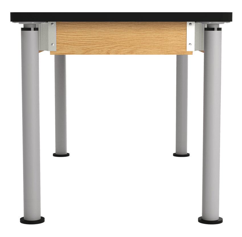 Diversified Woodcrafts Uplift Hybrid Table ADA Adjustable High Pressure Laminate Workstation 60"W x 30"L x 27" - 39"H (DIV - P814LBBK) - SchoolOutlet