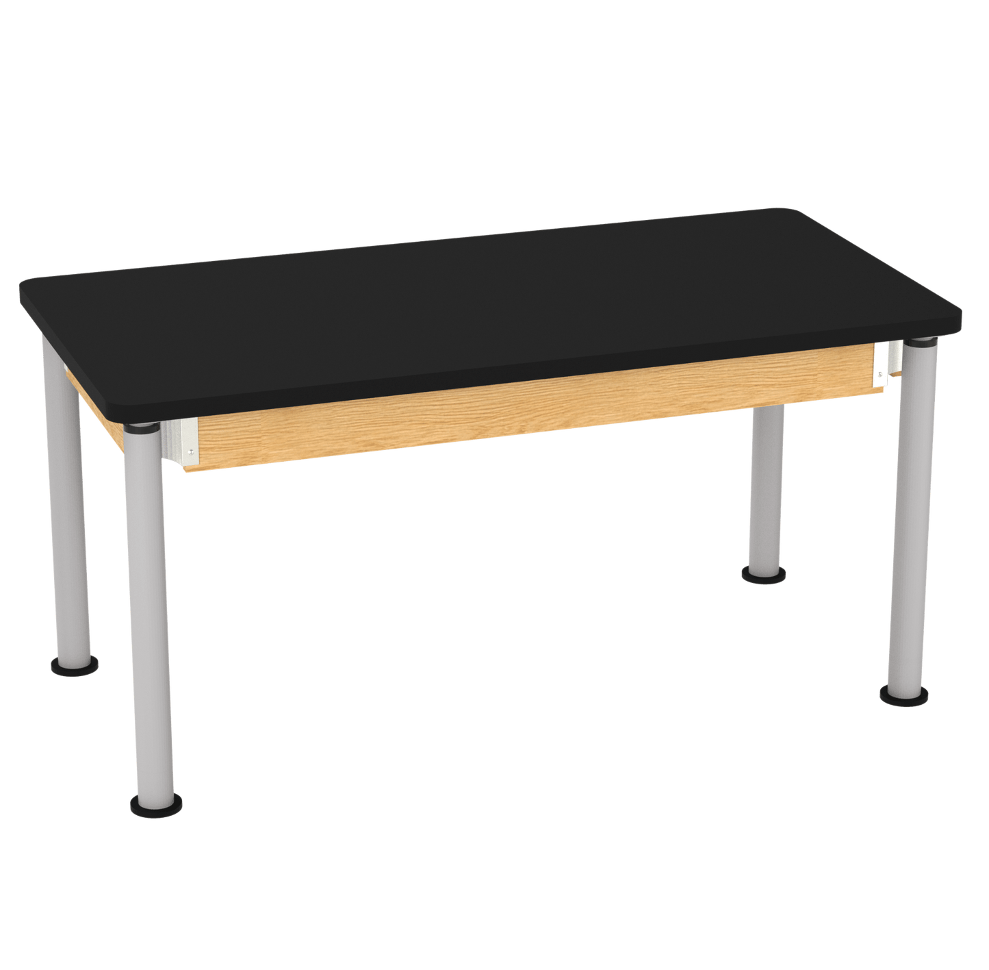 Diversified Woodcrafts Uplift Hybrid Table ADA Adjustable High Pressure Laminate Workstation 60"W x 30"L x 27" - 39"H (DIV - P814LBBK) - SchoolOutlet