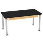 Diversified Woodcrafts Uplift Hybrid Table ADA Adjustable High Pressure Laminate Workstation 60
