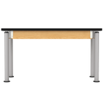 Diversified Woodcrafts Uplift Hybrid Table ADA Compliant ChemGuard Adjustable Lab Station 54