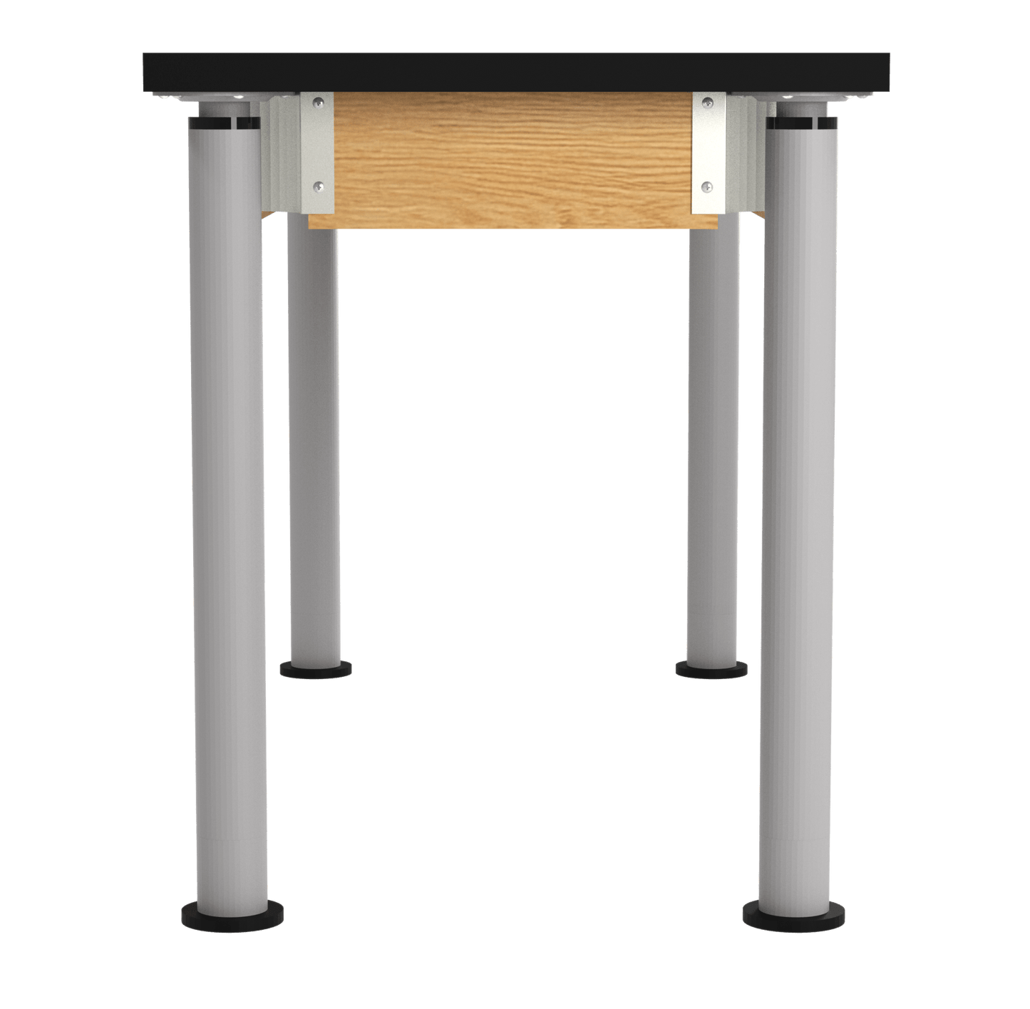 Diversified Woodcrafts Uplift Hybrid Table ADA Compliant ChemGuard Adjustable Lab Station 54"W x 24"L x 27" - 39"H (DIV - P8202BK) - SchoolOutlet