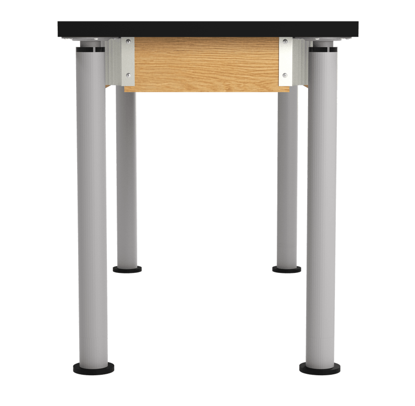 Diversified Woodcrafts Uplift Hybrid Table ADA Compliant ChemGuard Adjustable Lab Station 54"W x 24"L x 27" - 39"H (DIV - P8202BK) - SchoolOutlet