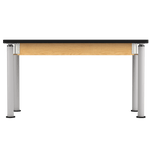 Diversified Woodcrafts Uplift Hybrid Table ADA Compliant High Pressure Laminate Adjustable Lab Station 54