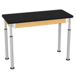 Diversified Woodcrafts Uplift Hybrid Table ADA Compliant High Pressure Laminate Adjustable Lab Station 54