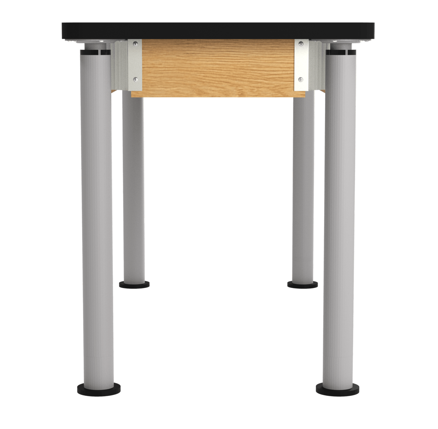 Diversified Woodcrafts Uplift Hybrid Table ADA Compliant High Pressure Laminate Adjustable Lab Station 54"W x 24"L x 27" - 39"H (DIV - P820LBBK) - SchoolOutlet