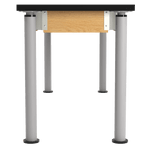 Diversified Woodcrafts Uplift Hybrid Table ADA Compliant ChemGuard Adjustable Lab Station 72