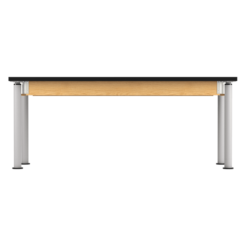Diversified Woodcrafts Uplift Hybrid Table ADA Compliant ChemGuard Adjustable Lab Station 72"W x 24"L x 27" - 39"H (DIV - P8302BK) - SchoolOutlet