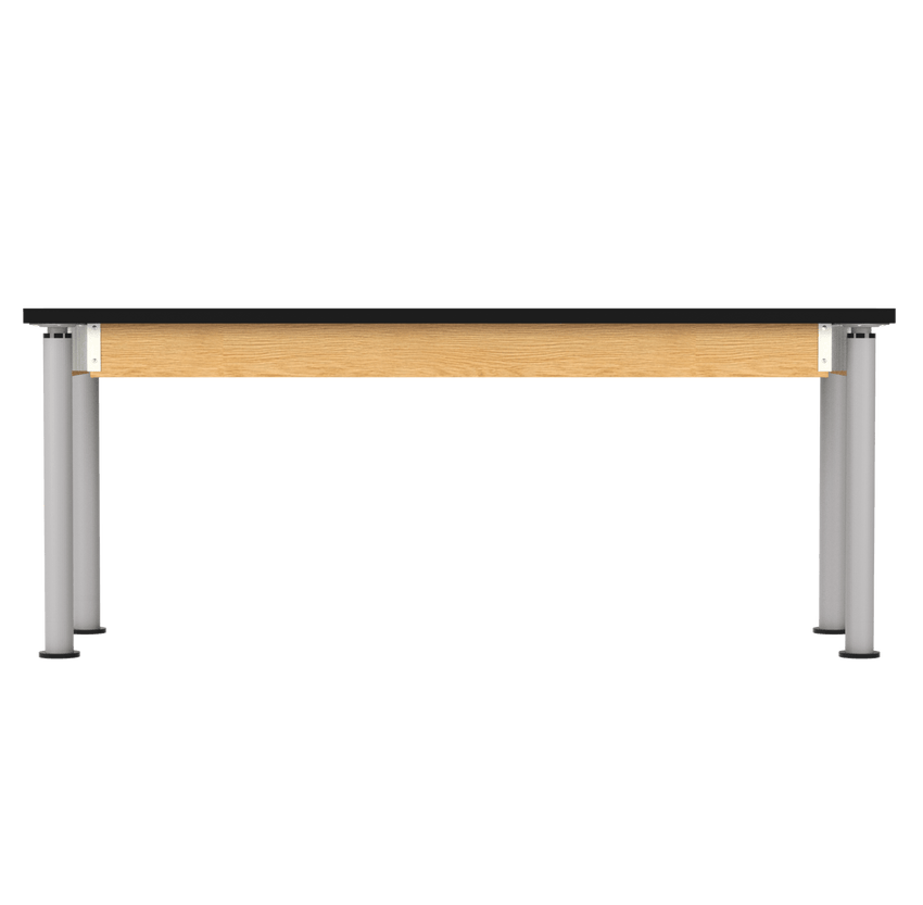 Diversified Woodcrafts Uplift Hybrid Table ADA Compliant ChemGuard Adjustable Lab Station 72"W x 24"L x 27" - 39"H (DIV - P8302BK) - SchoolOutlet