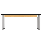 Diversified Woodcrafts Uplift Hybrid Table ADA Compliant ChemGuard Adjustable Lab Station 72