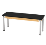 Diversified Woodcrafts Uplift Hybrid Table ADA Compliant High Pressure Laminate Adjustable Lab Station 72