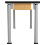 Diversified Woodcrafts Uplift Hybrid Table ADA Compliant High Pressure Laminate Adjustable Lab Station 72