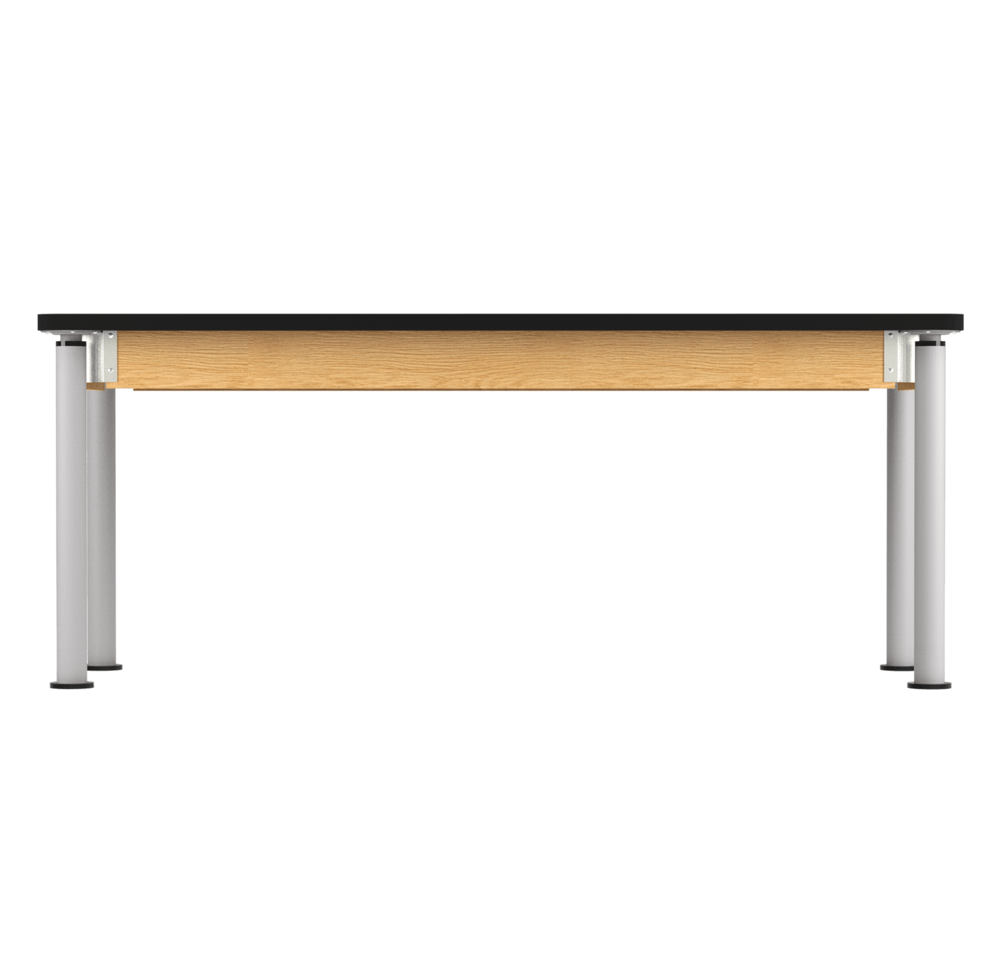 Diversified Woodcrafts Uplift Hybrid Table ADA Compliant High Pressure Laminate Adjustable Lab Station 72"W x 24"L x 27" - 39"H (DIV - P830LBBK) - SchoolOutlet