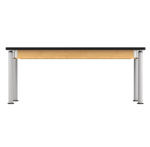 Diversified Woodcrafts Uplift Hybrid Table ADA Compliant High Pressure Laminate Adjustable Lab Station 72