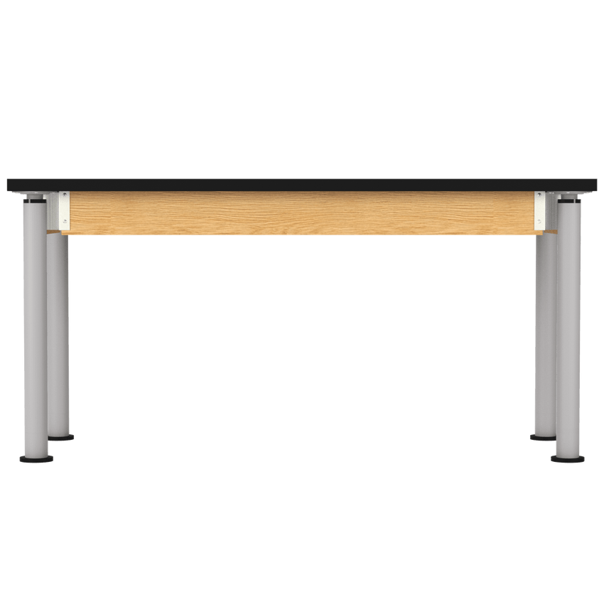 Diversified Woodcrafts Uplift Hybrid Table ADA Compliant ChemGuard Adjustable Lab Station 60"W x 24"L x 27" - 39"H (DIV - P8602BK) - SchoolOutlet