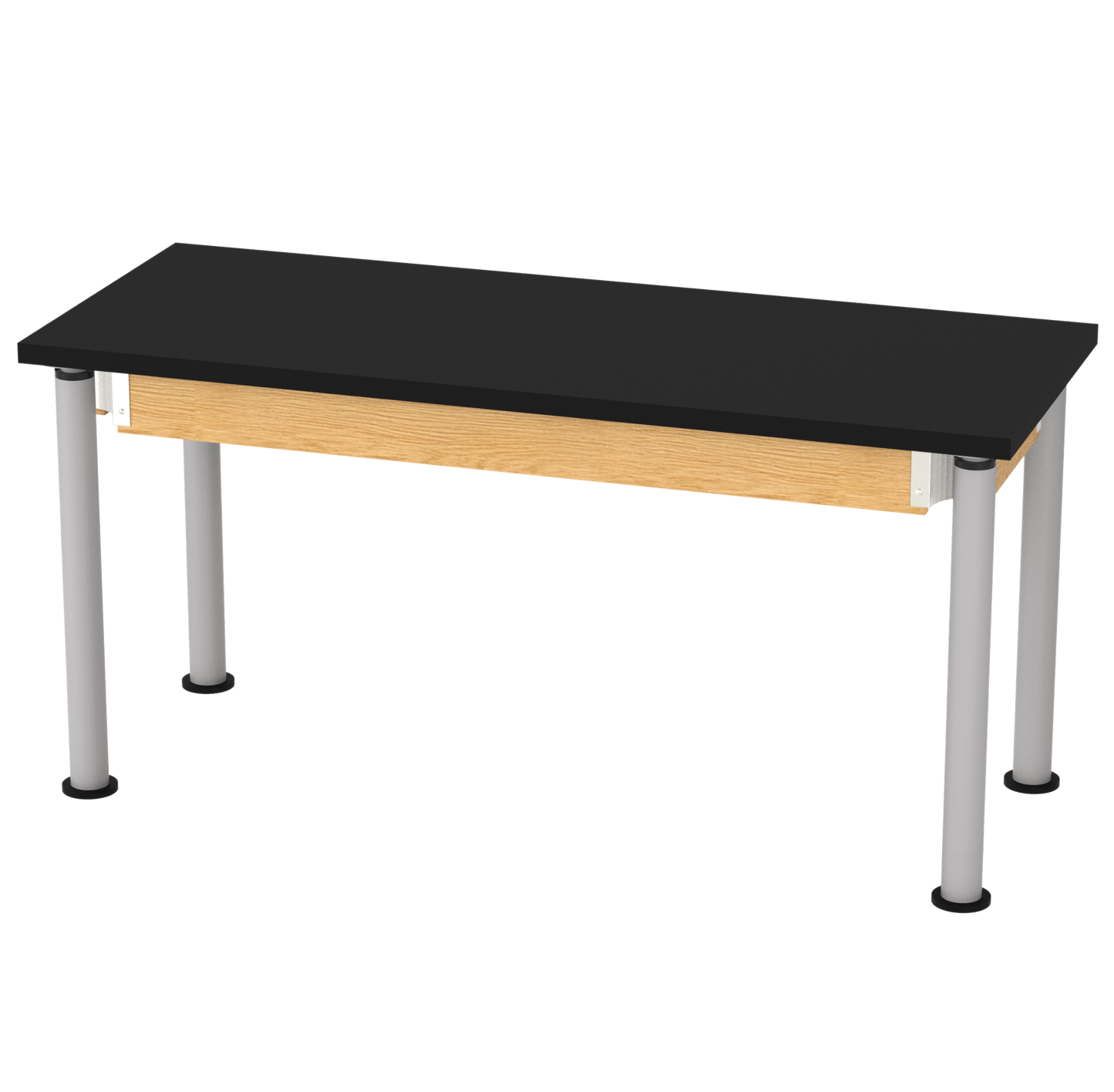 Diversified Woodcrafts Uplift Hybrid Table ADA Compliant ChemGuard Adjustable Lab Station 60"W x 24"L x 27" - 39"H (DIV - P8602BK) - SchoolOutlet