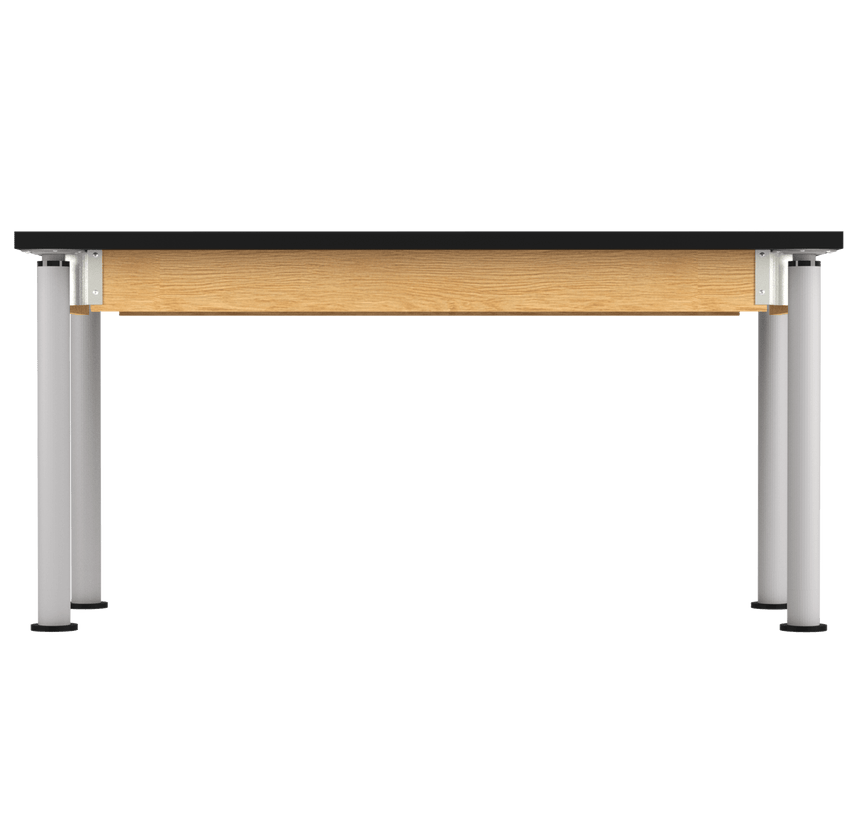 Diversified Woodcrafts Uplift Hybrid Table ADA Compliant ChemGuard Adjustable Lab Station 60"W x 24"L x 27" - 39"H (DIV - P8602BK) - SchoolOutlet