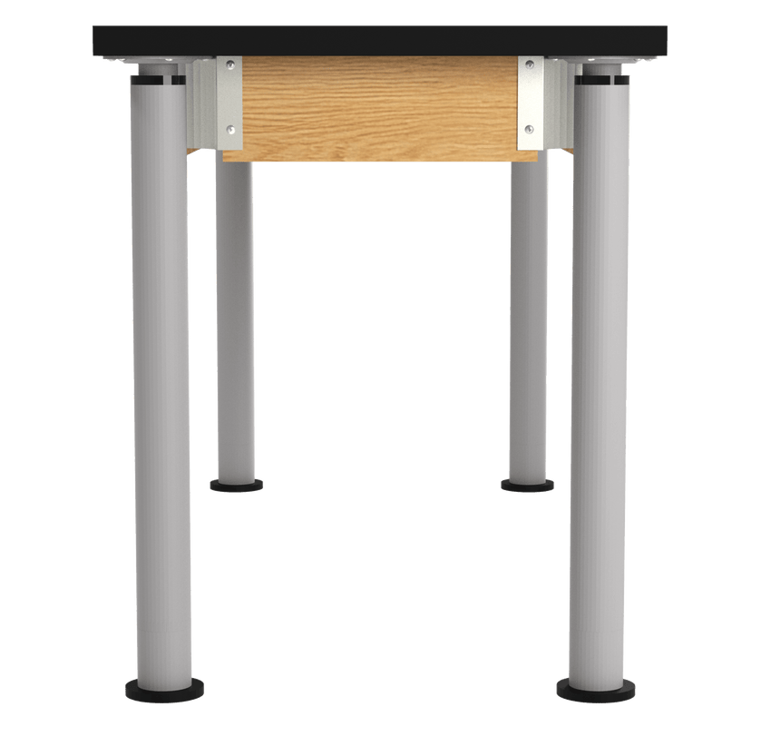 Diversified Woodcrafts Uplift Hybrid Table ADA Compliant ChemGuard Adjustable Lab Station 60"W x 24"L x 27" - 39"H (DIV - P8602BK) - SchoolOutlet