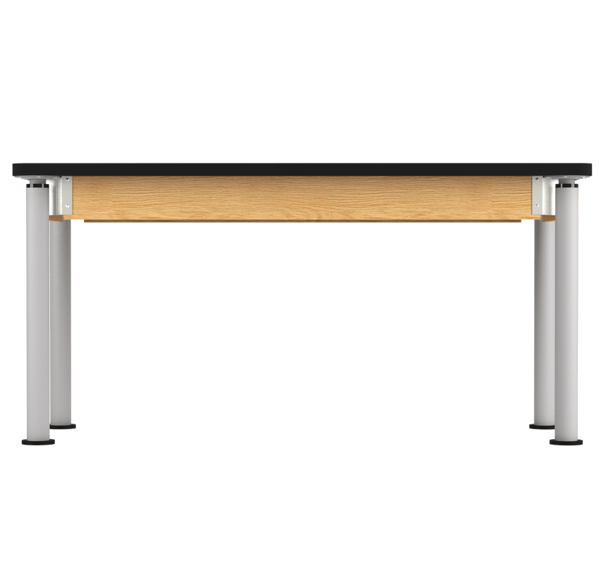 Diversified Woodcrafts ADA Adjustable Lab Table Rapid - Rise High Pressure Laminate Workstation 60"W x 24"L x 27" - 39"H (DIV - P860LBBK) - SchoolOutlet