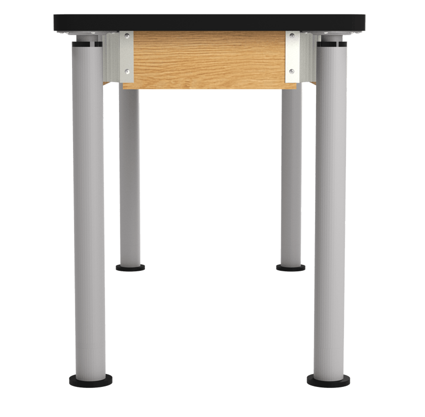 Diversified Woodcrafts ADA Adjustable Lab Table Rapid - Rise High Pressure Laminate Workstation 60"W x 24"L x 27" - 39"H (DIV - P860LBBK) - SchoolOutlet