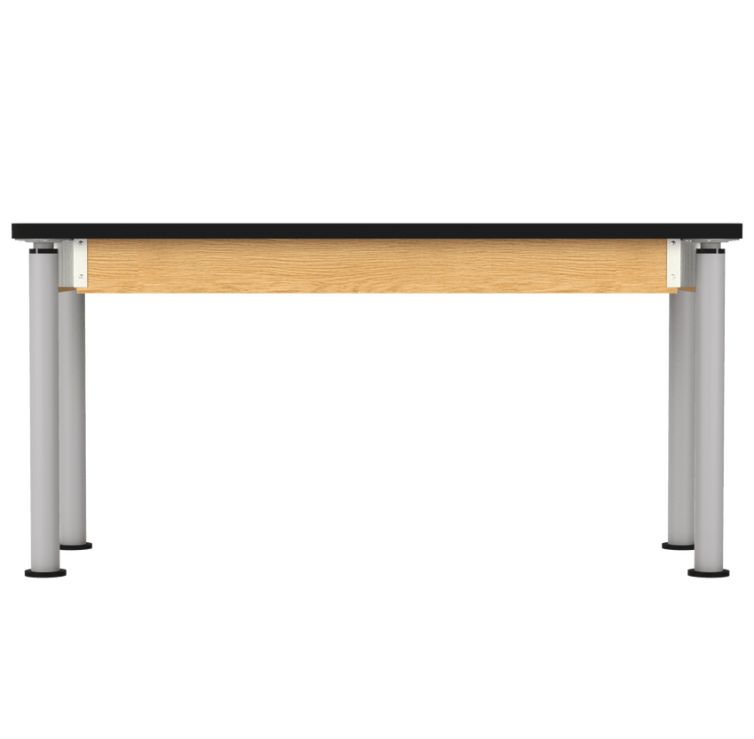 Diversified Woodcrafts ADA Adjustable Lab Table Rapid - Rise High Pressure Laminate Workstation 60"W x 24"L x 27" - 39"H (DIV - P860LBBK) - SchoolOutlet