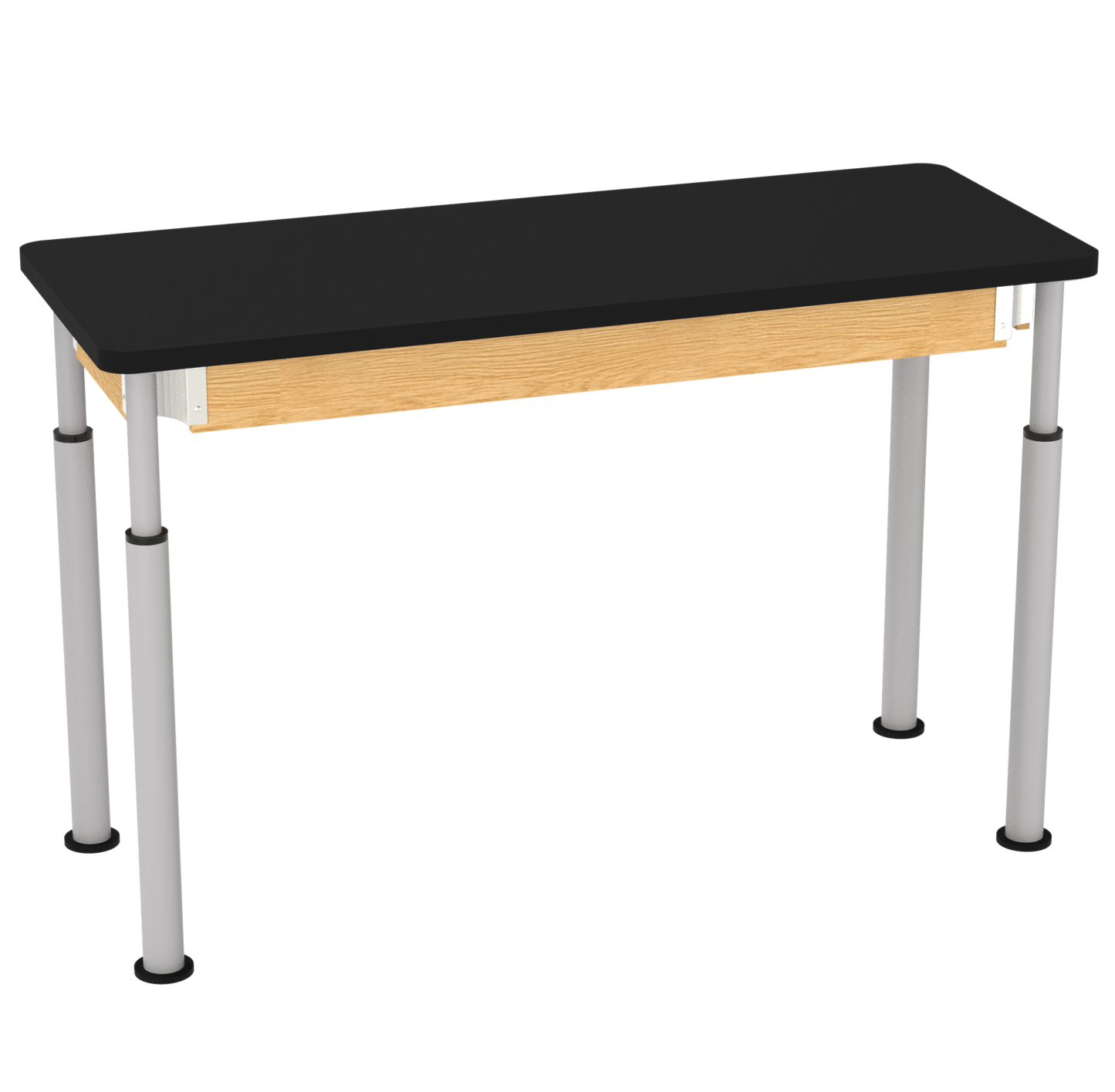 Diversified Woodcrafts ADA Adjustable Lab Table Rapid - Rise High Pressure Laminate Workstation 60"W x 24"L x 27" - 39"H (DIV - P860LBBK) - SchoolOutlet