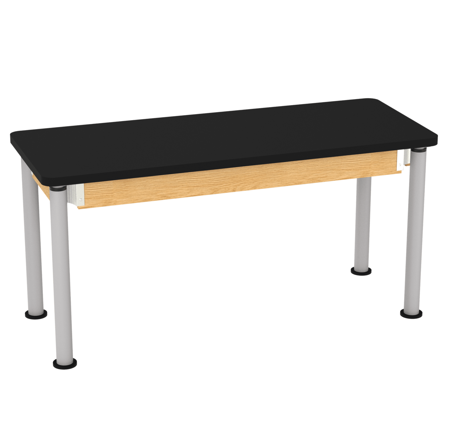 Diversified Woodcrafts ADA Adjustable Lab Table Rapid - Rise High Pressure Laminate Workstation 60"W x 24"L x 27" - 39"H (DIV - P860LBBK) - SchoolOutlet