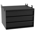 Diversified Woodcrafts Under-Mount Metal Cabinet with 3 Drawers for Fabrication Prep Tables (DIV-DMW-DRW3P)