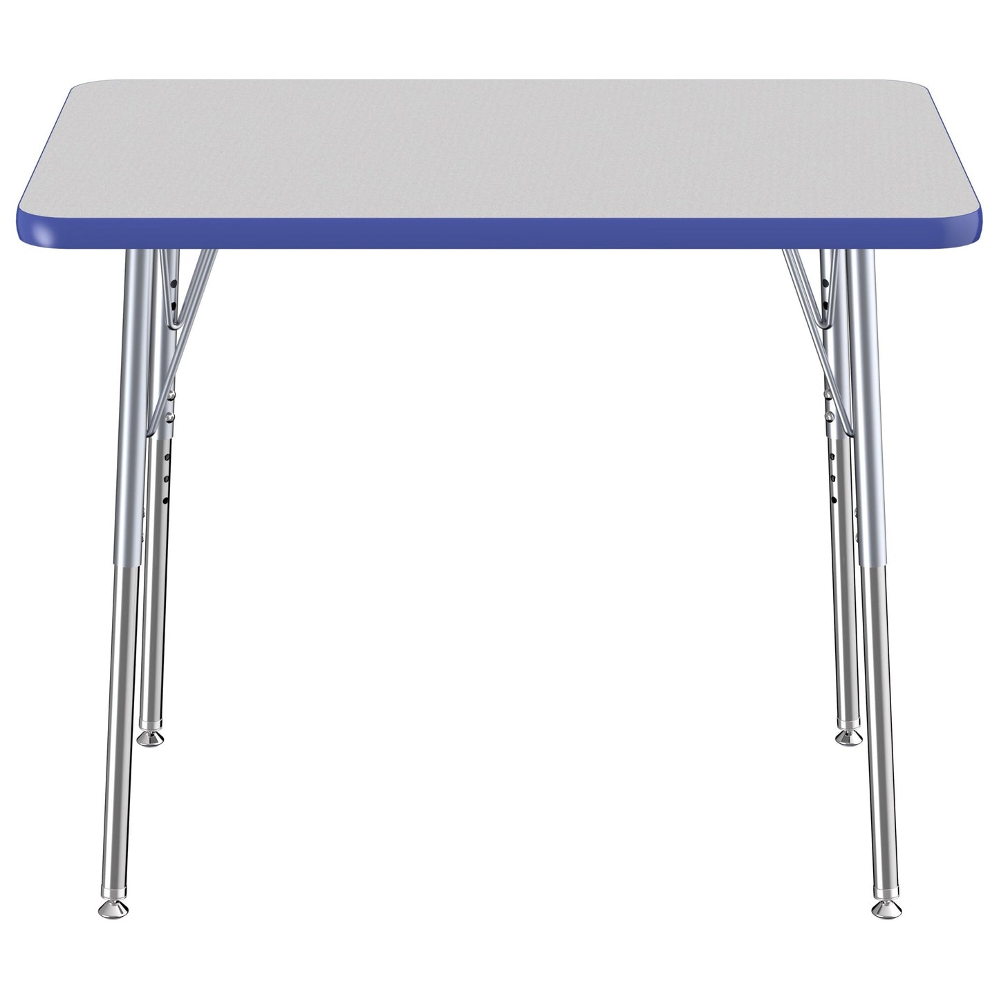 FDP 24" x 36" Rectangle T - Molding Activity Table with Adjustable Standard Swivel Glide Legs (FDP - 10003 - XX) - SchoolOutlet