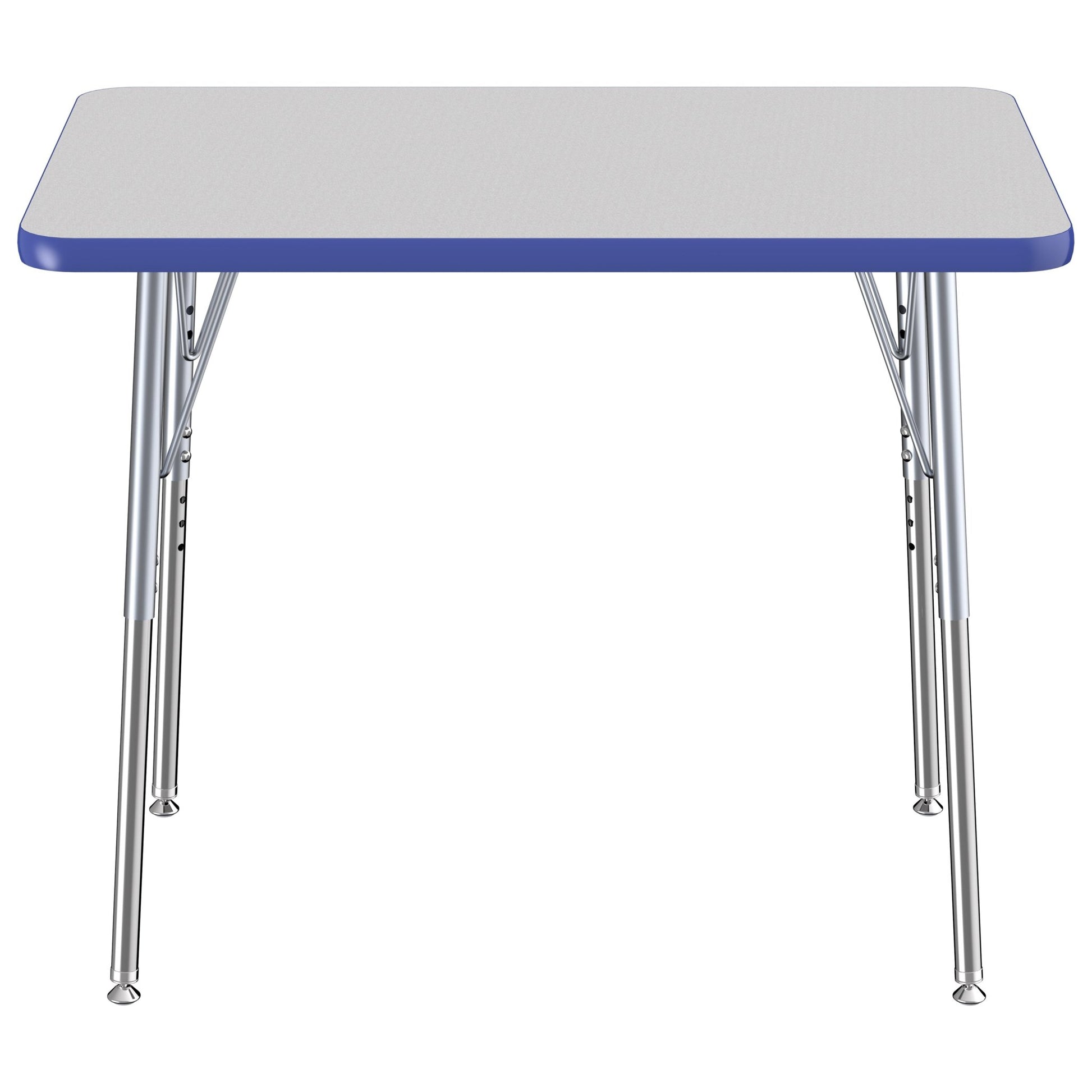 FDP 24" x 36" Rectangle T - Molding Activity Table with Adjustable Standard Swivel Glide Legs (FDP - 10003 - XX) - SchoolOutlet