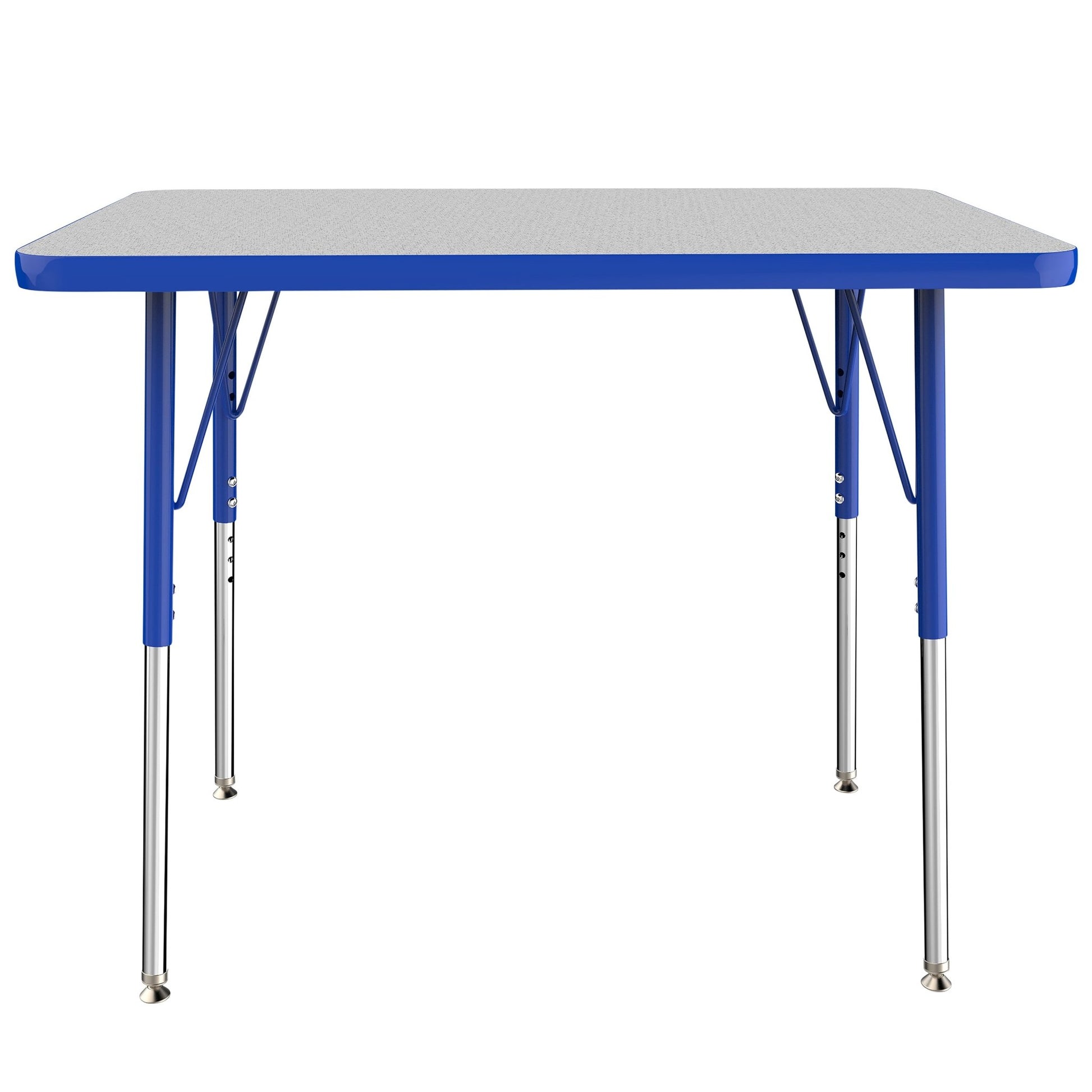 FDP 24" x 36" Rectangle T - Molding Activity Table with Adjustable Standard Swivel Glide Legs (FDP - 10003 - XX) - SchoolOutlet