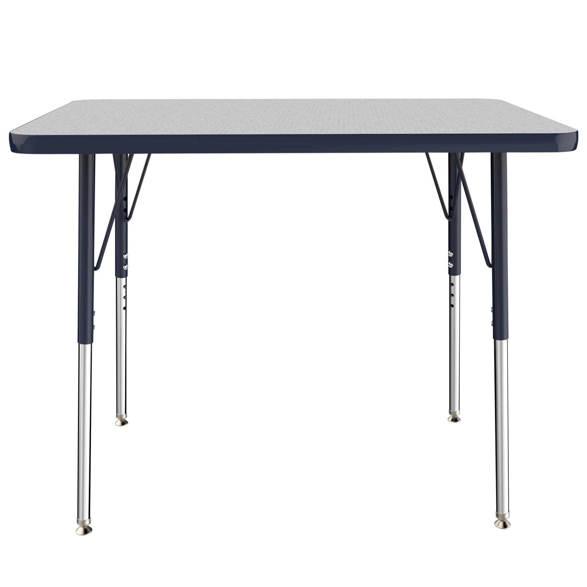 FDP 24" x 36" Rectangle T - Molding Activity Table with Adjustable Standard Swivel Glide Legs (FDP - 10003 - XX) - SchoolOutlet