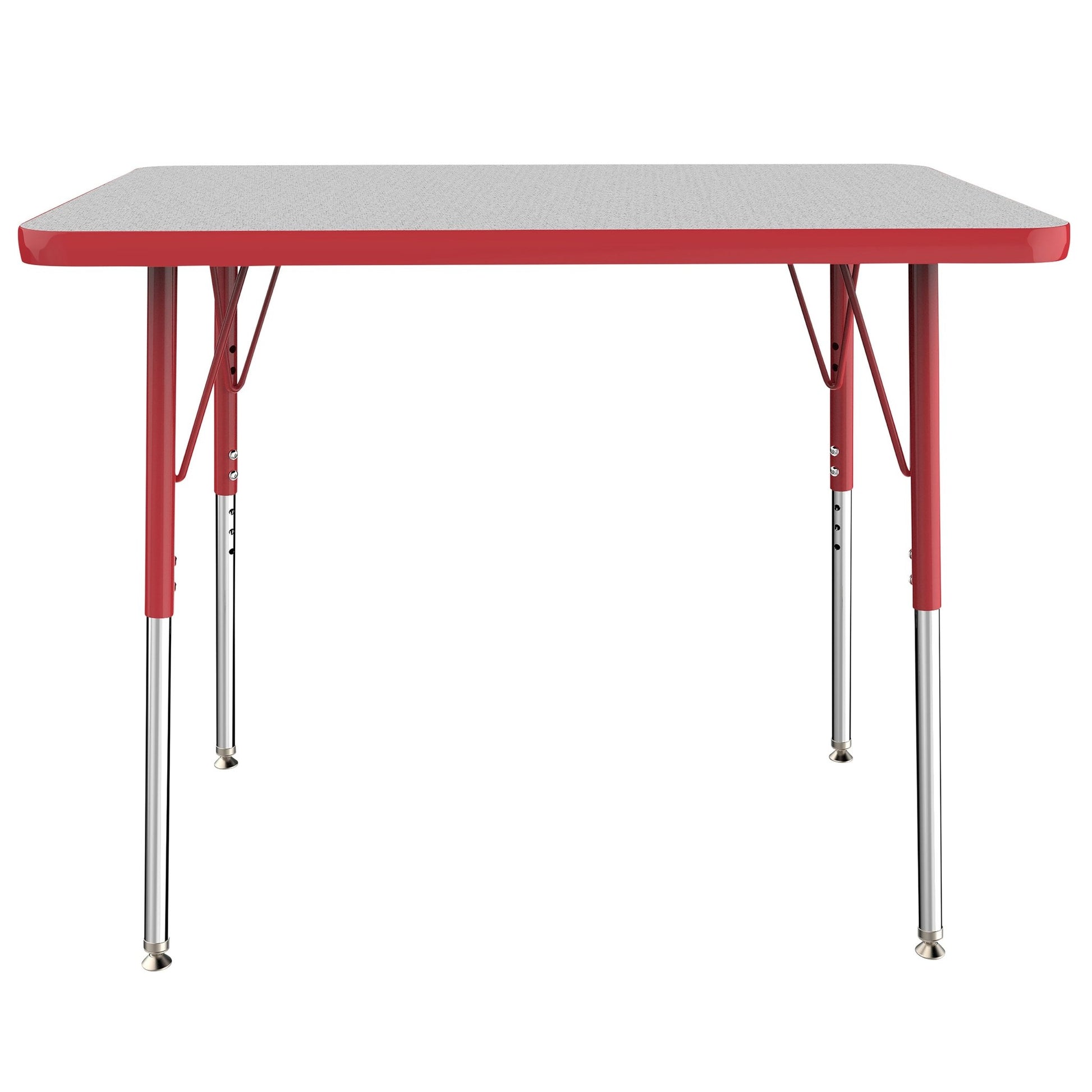 FDP 24" x 36" Rectangle T - Molding Activity Table with Adjustable Standard Swivel Glide Legs (FDP - 10003 - XX) - SchoolOutlet