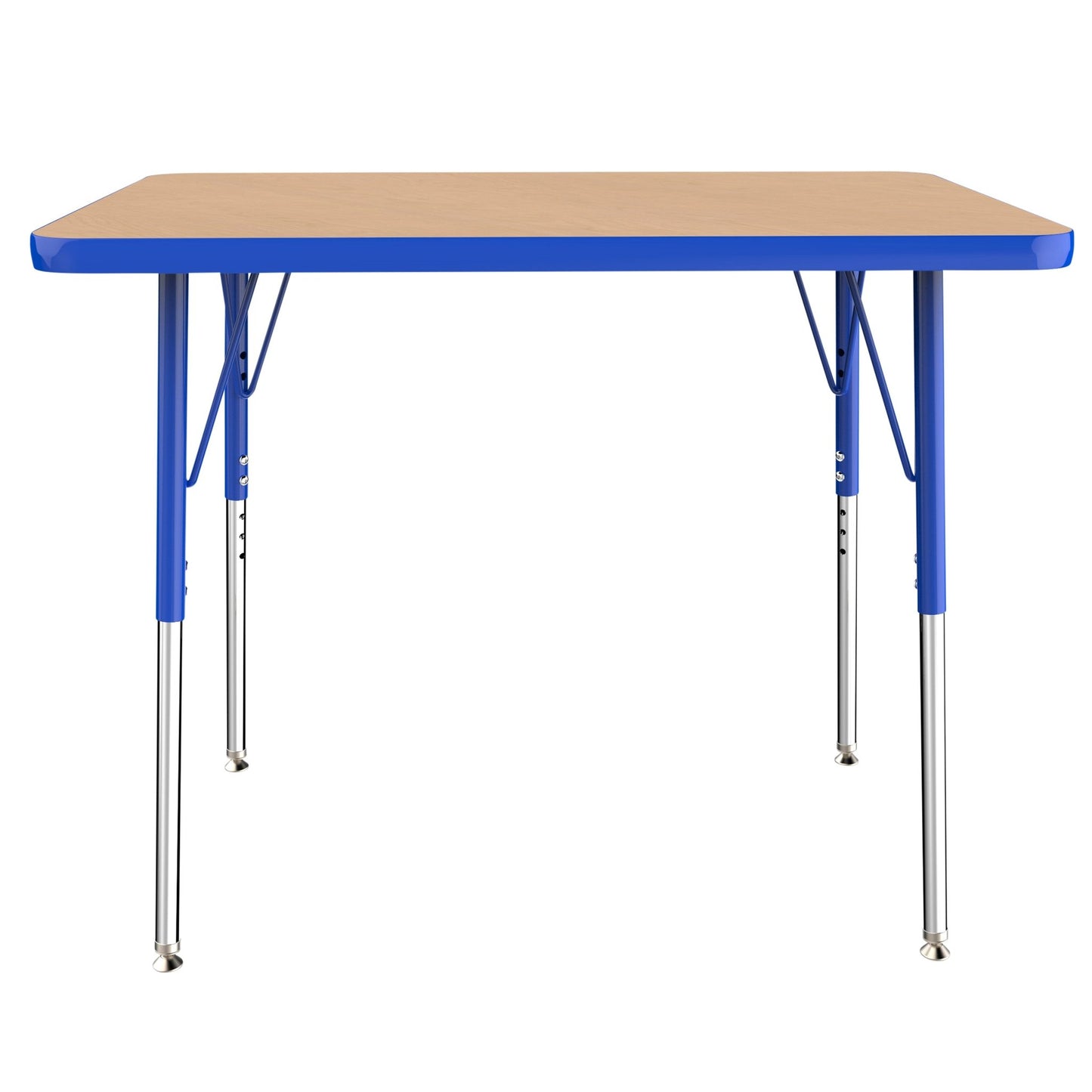 FDP 24" x 36" Rectangle T - Molding Activity Table with Adjustable Standard Swivel Glide Legs (FDP - 10003 - XX) - SchoolOutlet