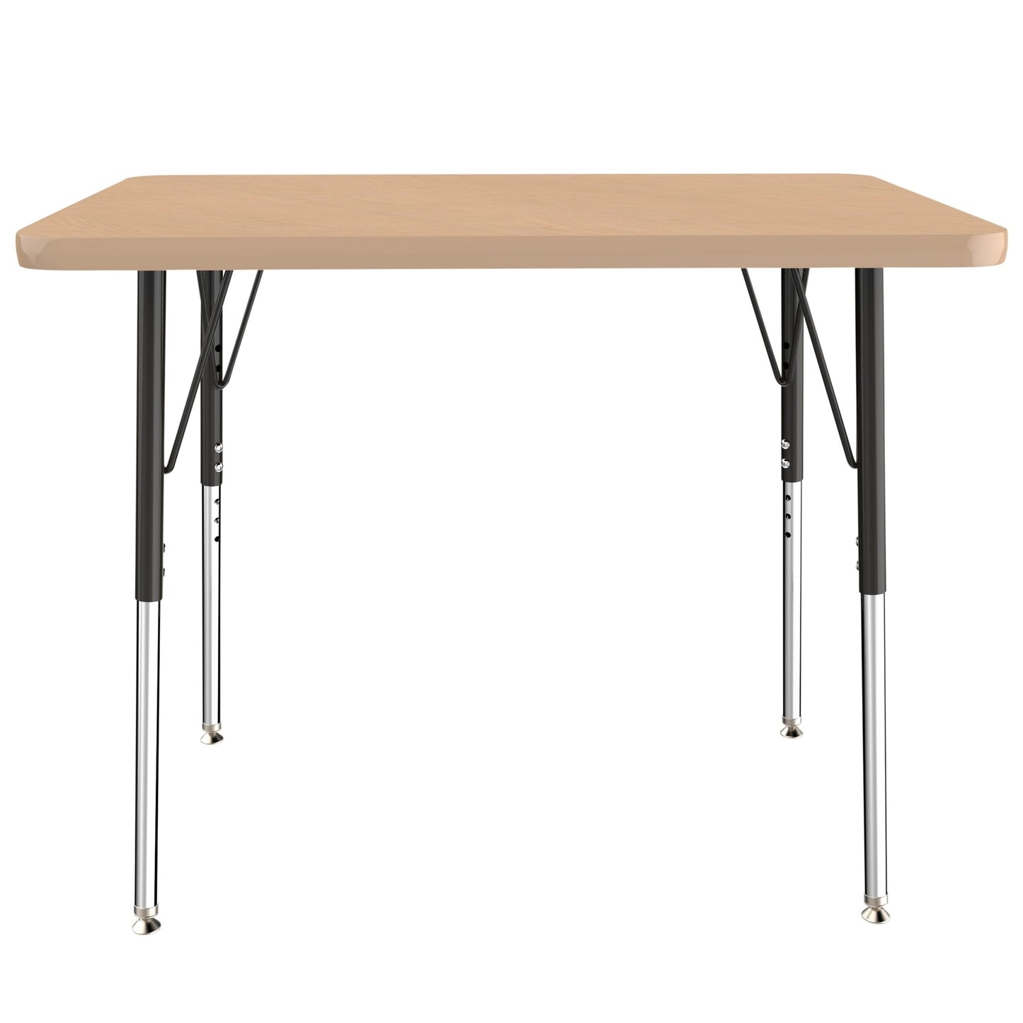 FDP 24" x 36" Rectangle T - Molding Activity Table with Adjustable Standard Swivel Glide Legs (FDP - 10003 - XX) - SchoolOutlet