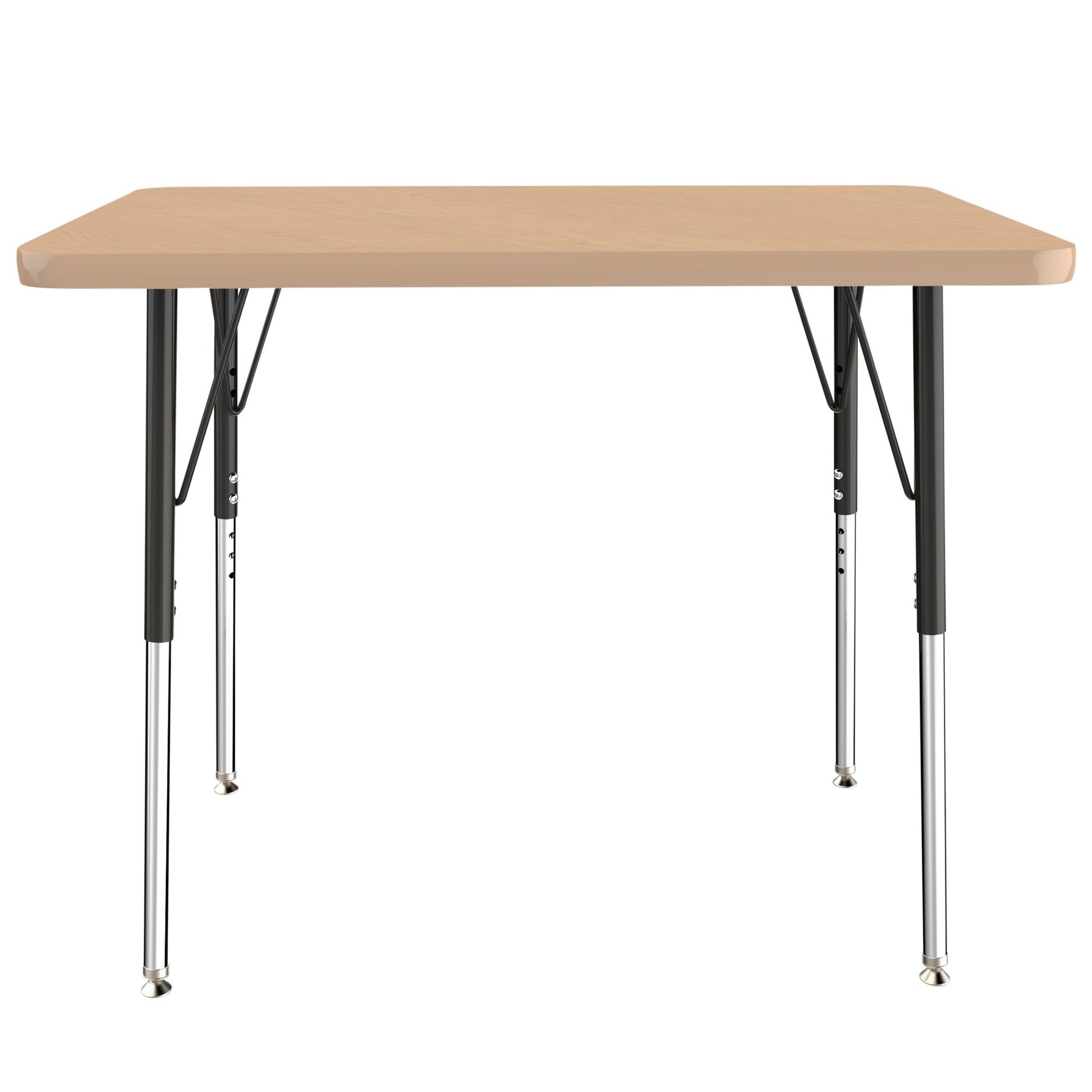 FDP 24" x 36" Rectangle T - Molding Activity Table with Adjustable Standard Swivel Glide Legs (FDP - 10003 - XX) - SchoolOutlet