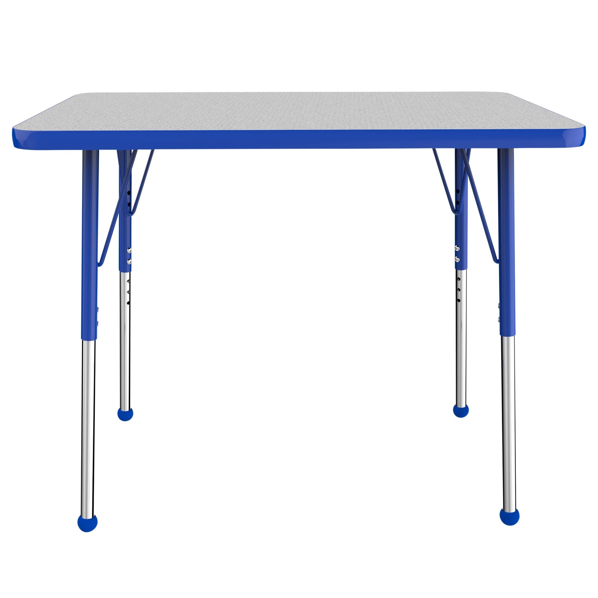 FDP 24" x 36" Rectangle T - Molding Activity Table with Adjustable Standard Ball Glide Legs (FDP - 10004 - XX) - SchoolOutlet